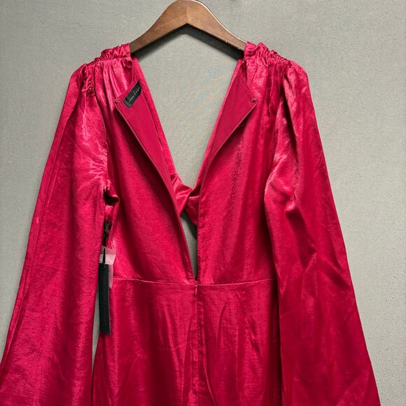 House of Harlow 1960 ROBE MI-LONGUE MARTINI Maxi Dress‎ Size XS Red Women's - Picture 7 of 16